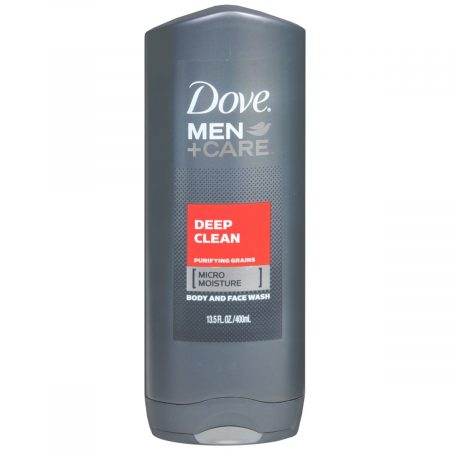 Dove Men + Care Deep Clean Body and Face Wash - 13.5 OZ