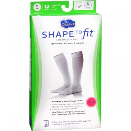 Dr. Comfort SHAPE to fit Sports Socks for Men & Women - 1 PR