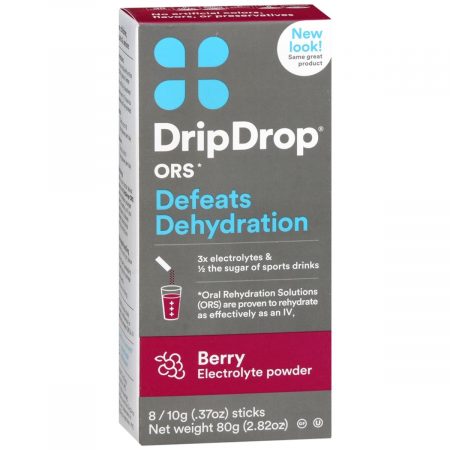 Drip Drop ORS Electrolyte Powder Packs Berry - 80 GM