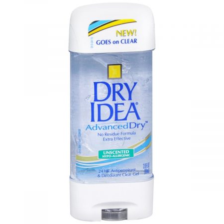 Dry Idea Advanced Dry Unscented Antiperspirant & Deodorant Clear Gel - 3 OZ