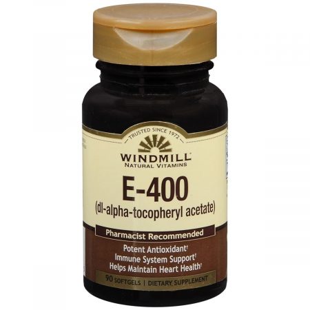 Windmill E-400 (dl-Alpha-Tocopheryl Acetate) Softgels - 90 CP