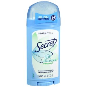 Secret Antiperspirant/Deodorant Invisible Solid Unscented - 2.6 OZ
