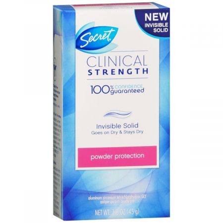Secret Clinical Strength Antiperspirant/Deodorant Invisible Solid Powder Protection - 1.6 OZ