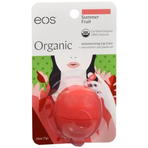 EOS Organic Moisturizing Lip Care Summer Fruit - 0.25 OZ