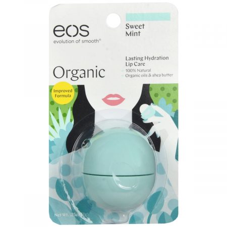 EOS Organic Lasting Hydration Lip Care Sweet Mint - 0.25 OZ