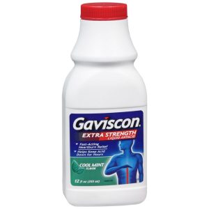 Gaviscon Liquid Antacid Extra Strength Cool Mint Flavor - 12 OZ