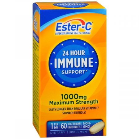 Ester-C 24 Hour Immune Support 1000 mg Maximum Strength Vegetarian Tablets - 60 TB