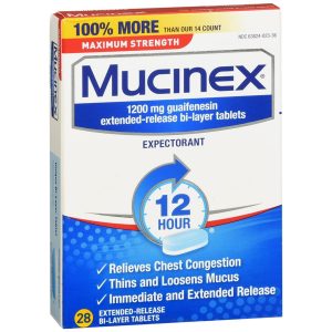 Mucinex Expectorant Tablets Maximum Strength - 28 TB