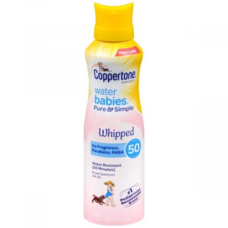 Coppertone Water Babies Pure & Simple Whipped Sunscreen SPF 50 - 5 OZ