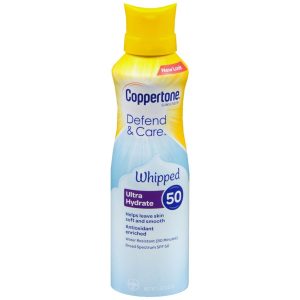 Coppertone Defend & Care Whipped Ultra Hydrate Sunscreen SPF 50 - 5 OZ