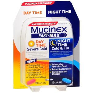 Mucinex Fast-Max Day Time Severe Cold & Night Time Cold & Flu Caplets - 30 CP