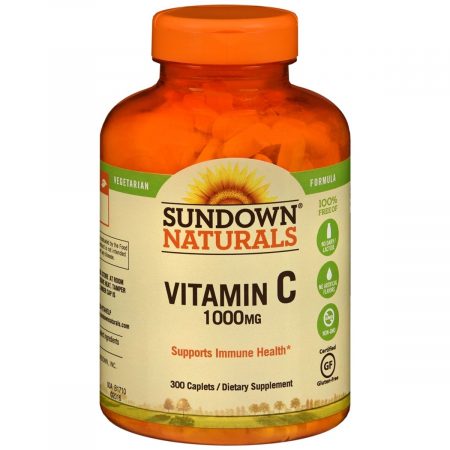 Sundown Naturals Vitamin C 1000 mg Dietary Supplement Caplets - 300 CP