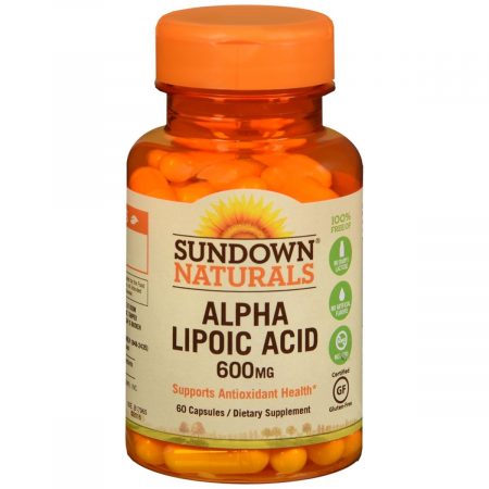 Sundown Naturals Alpha Lipoic Acid 600 mg Capsules - 60 CP