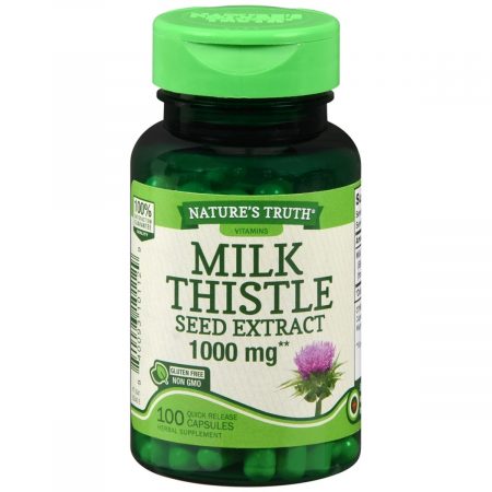 Nature's Truth Milk Thistle Seed Extract 1000 mg Quick Release Capsules - 100 CP
