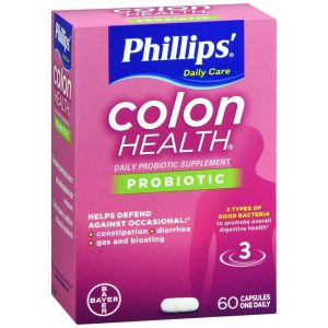 Phillips' Colon Health Daily Probiotic Capsules - 60 CP