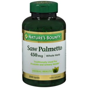 Nature's Bounty Saw Palmetto 450 mg Herbal Supplement Capsules - 250 CP