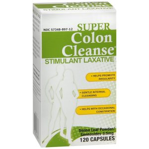 Super Colon Cleanse Stimulant Laxative Capsules - 120 CP