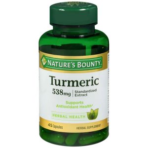 Nature's Bounty Turmeric 538 mg Herbal Supplement Capsules - 45 CP