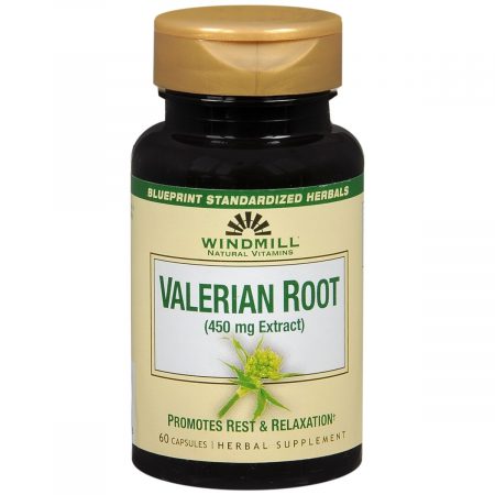 Windmill Valerian Root 450 mg Capsules - 60 CP