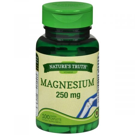 Nature's Truth Magnesium 250 mg Dietary Supplement Coated Caplets - 100 TB