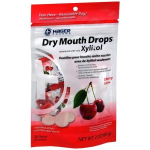 Hager Pharma Dry Mouth Drops Cherry - 26 EA