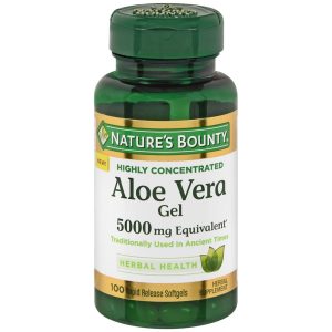 Nature's Bounty Aloe Vera Gel 5000 mg Equivalent Rapid Release Softgels - 100 CP