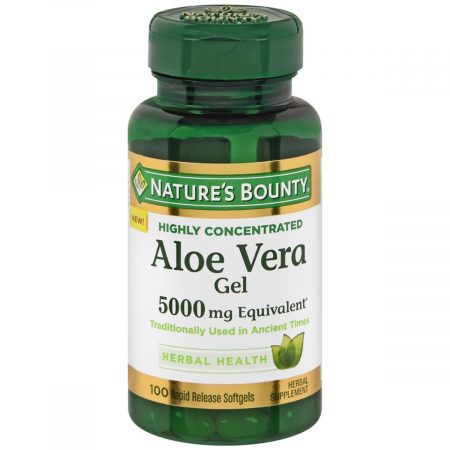 Nature's Bounty Aloe Vera Gel 5000 mg Equivalent Rapid Release Softgels - 100 CP