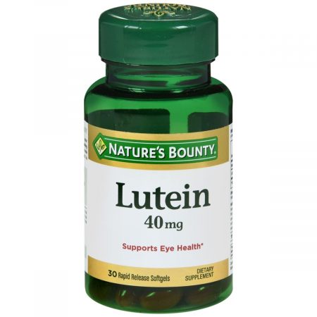 Nature's Bounty Lutein 40 mg Dietary Supplement Softgels - 30 CP