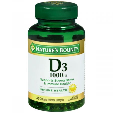 Nature's Bounty D3 Vitamin Supplement Softgels - 350 CP