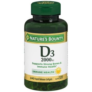 Nature's Bounty D3-2000 IU Softgels - 240 CP