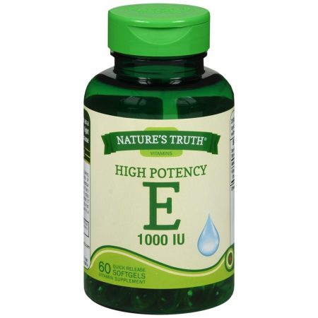 Nature's Truth High Potency E 1000 IU Vitamin Supplement Softgels - 60 CP