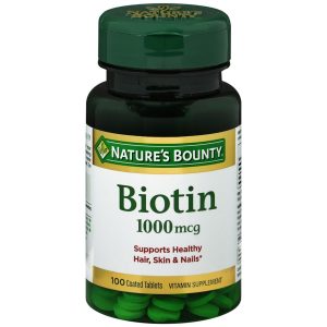 Nature's Bounty Biotin 1000 mcg Tablets - 100 TB