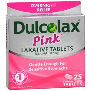 Dulcolax Pink Laxative Comfort Coated Tablets - 25 TB