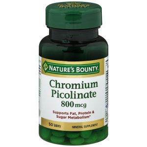 Nature's Bounty Chromium Picolinate 800 mcg Tablets - 50 TB