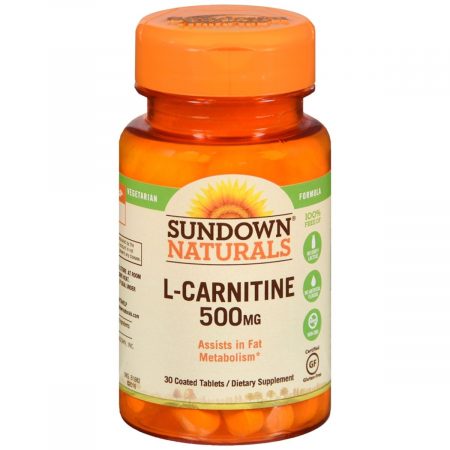 Sundown Naturals L-Carnitine 500 mg Tablets - 30 TB