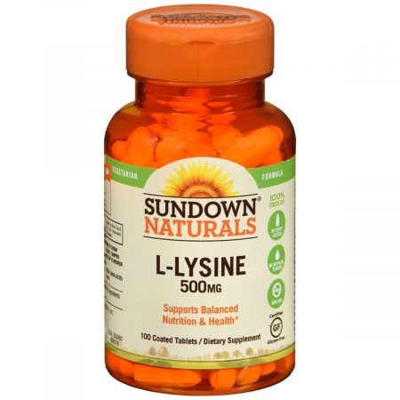 Sundown Naturals L-Lysine 500 mg Coated Tablets - 100 TB