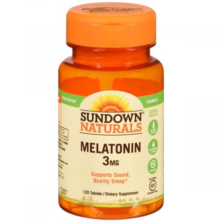 Sundown Naturals Melatonin 3 mg Tablets - 120 TB