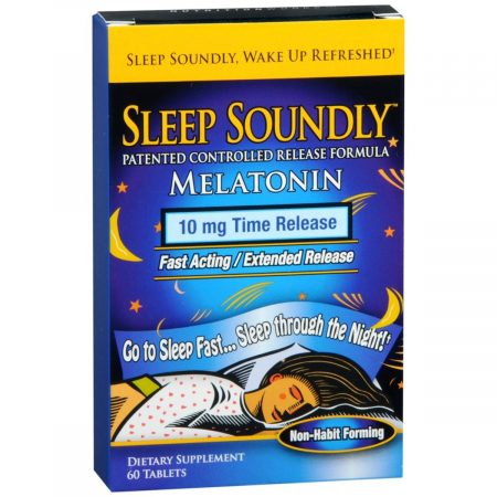 Sleep Soundly Melatonin 10 mg Time Release Tablets - 60 TB