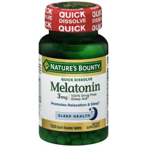 Nature's Bounty Melatonin 3 mg Quick Dissolve Tablets - 120 TB