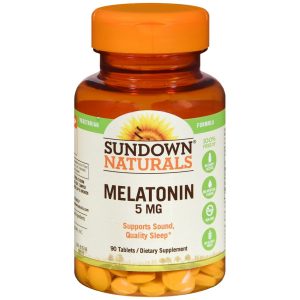 Sundown Naturals Melatonin 5 mg Tablets - 90 TB