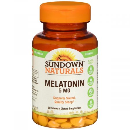 Sundown Naturals Melatonin 5 mg Tablets - 90 TB