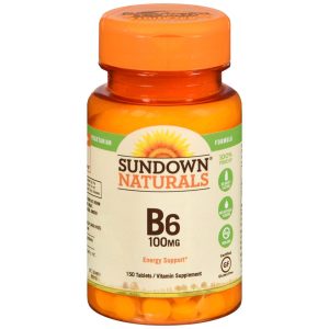 Sundown Naturals B6 100 mg Tablets - 150 TB