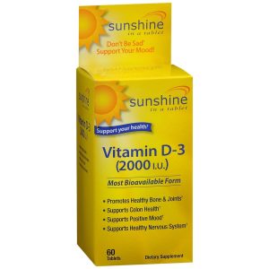 Windmill Sunshine in a Tablet Super Vitamin D-3 2000 IU Tablets - 60 TB