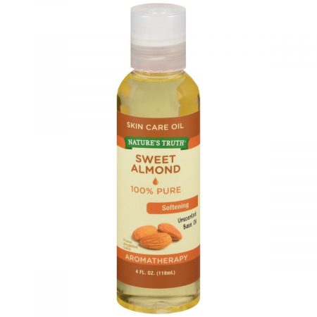 Nature's Truth Aromatherapy Skin Care Unscented Base Oil Sweet Almond - 4 OZ