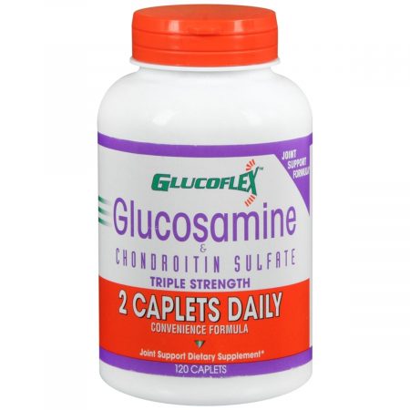 Glucoflex Glucosamine & Chondroitin Sulfate Triple Strength Caplets - 120 CP