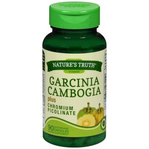 Nature's Truth Garcinia Cambogia Plus Chromium Picolinate Dietary Supplement Quick Release Capsules - 90 CP