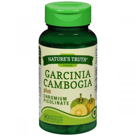 Nature's Truth Garcinia Cambogia Plus Chromium Picolinate Dietary Supplement Quick Release Capsules - 90 CP