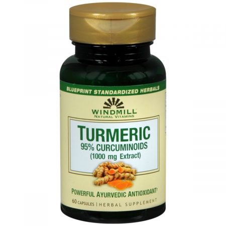 Windmill Turmeric 95% Curcuminoids 100 mg Extract Capsules - 60 CP