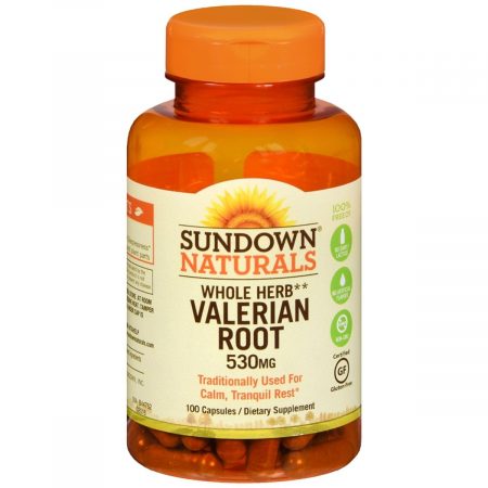 Sundown Naturals Valerian Root 530 mg Capsules - 100 CP