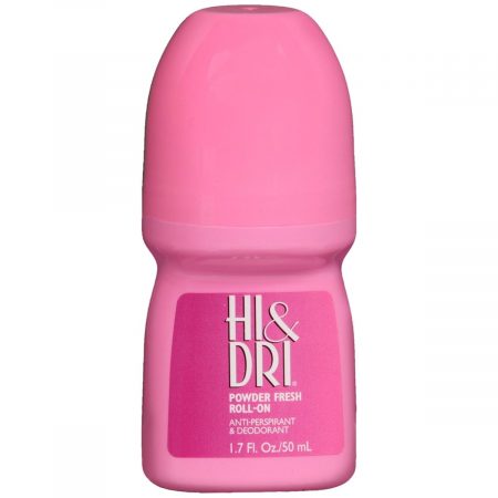 Hi & Dri Anti-Perspirant & Deodorant Roll-On Powder Fresh - 1.7 OZ